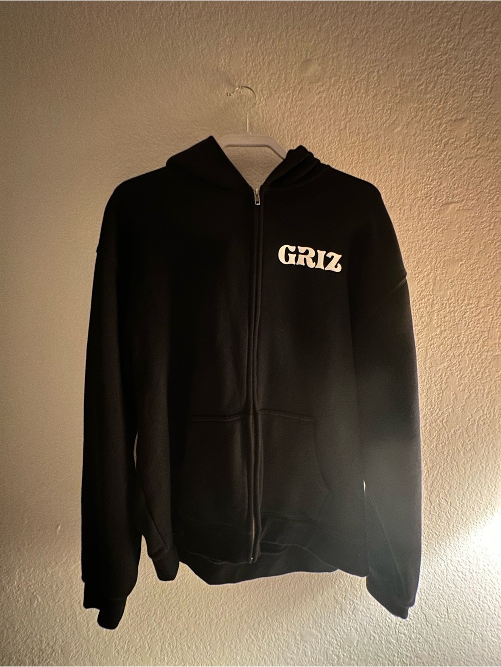 GRIZ OFFICIAL HOODIE Black Full-Zip Hoodie Jacket